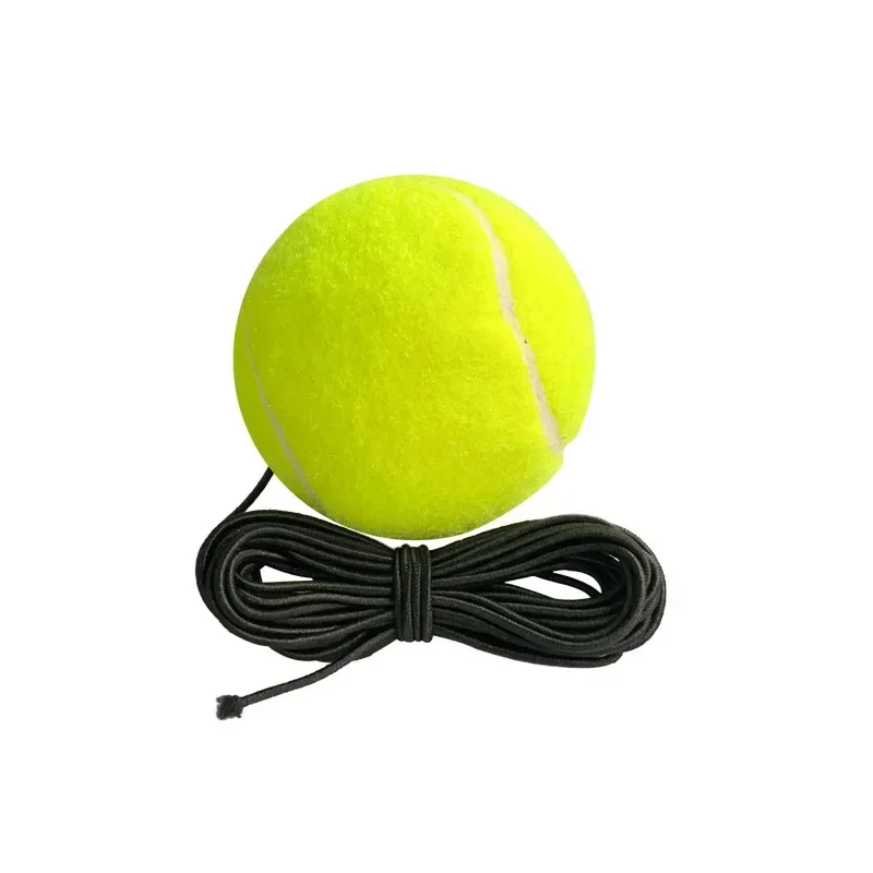 Pelota de entrenamiento de tenis profesional de playa con cuerda elástica, pelota de práctica de rebote con cuerda, pelota de tren de tenis portátil