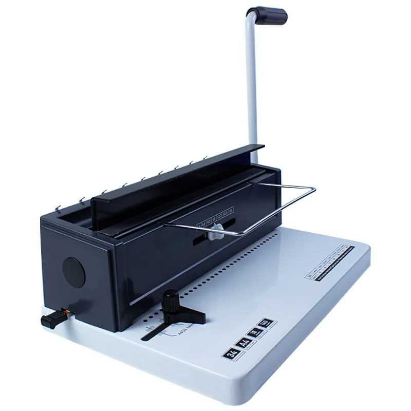 

Round Hole 34 Hole Iron Ring Binding Machine Contract Tender Punching Binding Machine Ring Pressing Machine