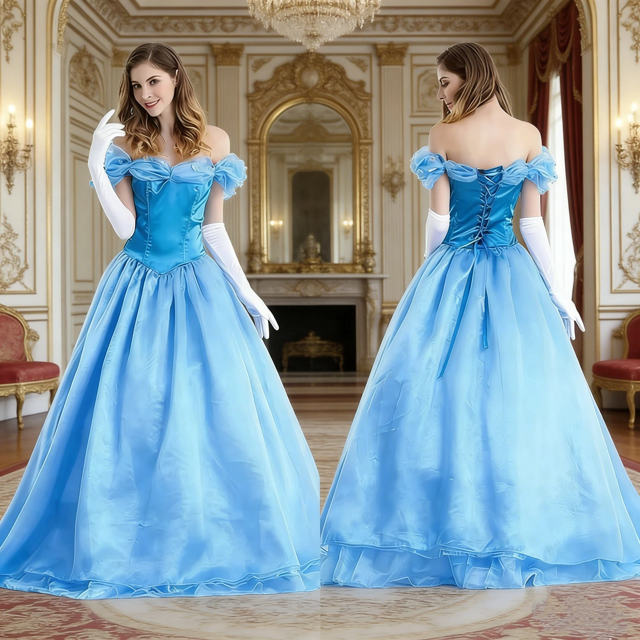 

Ball Gown Halloween Princess Costumes Role Play Carnival Sexy Party Dresses Adult Women Costume Fancy Dress