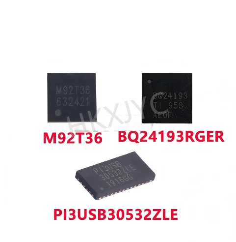1~10PCS New M92T36 BQ24193 PI3USB BQ24193RGER PI3USB30532ZLE QFN SWITCH Charging Management chip Ship Immediately