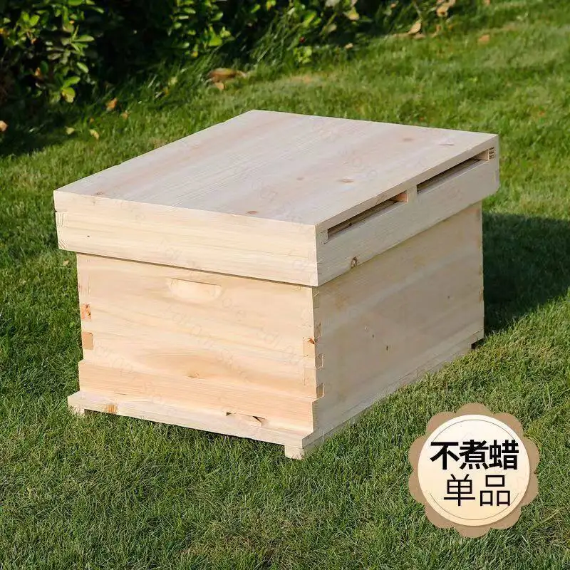Fir seven-frame beehives Beeswax coated treatment Standard honeycomb frame