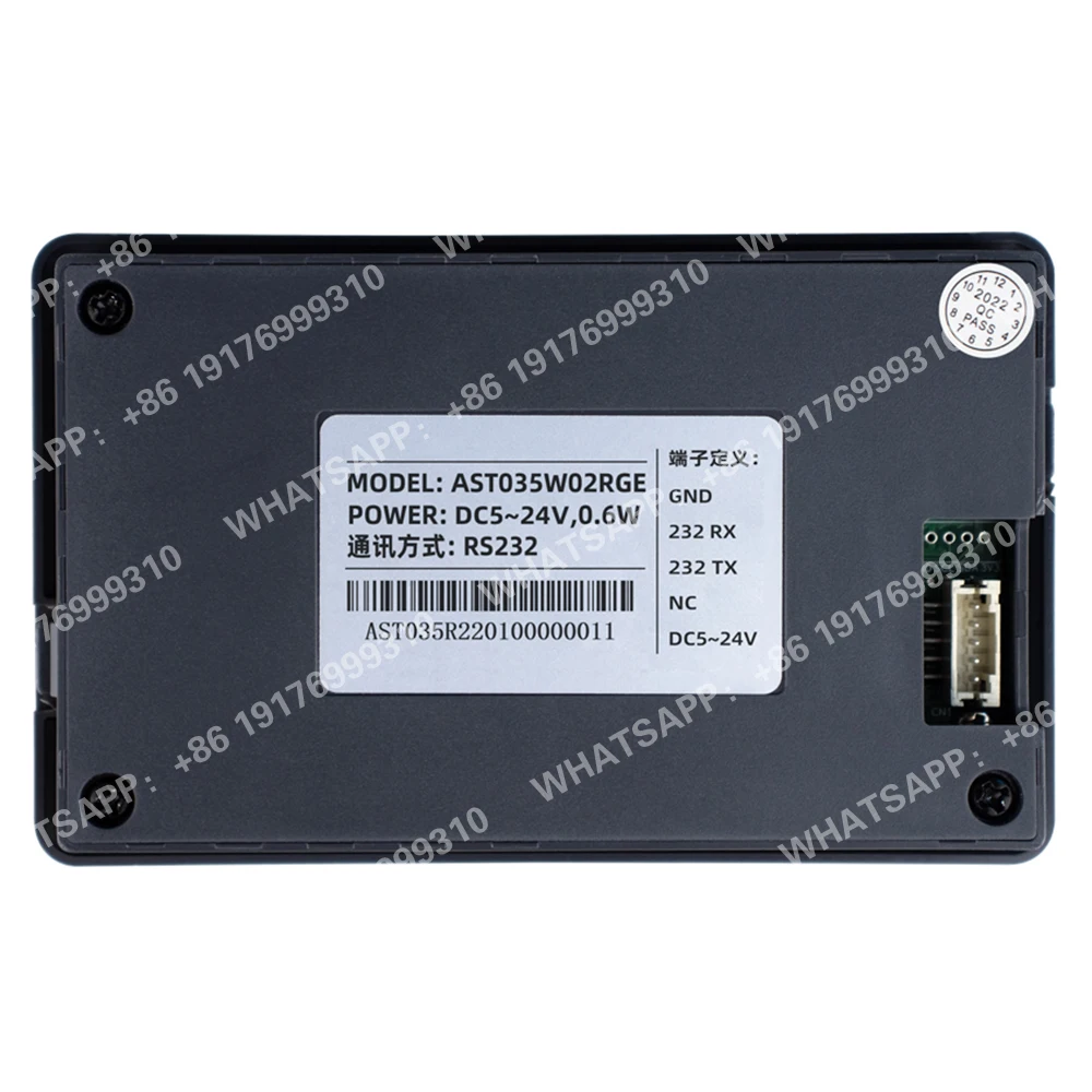 SeekU 3.5 inch HMI touch screen LED Display COM RS232/RS485 SD download