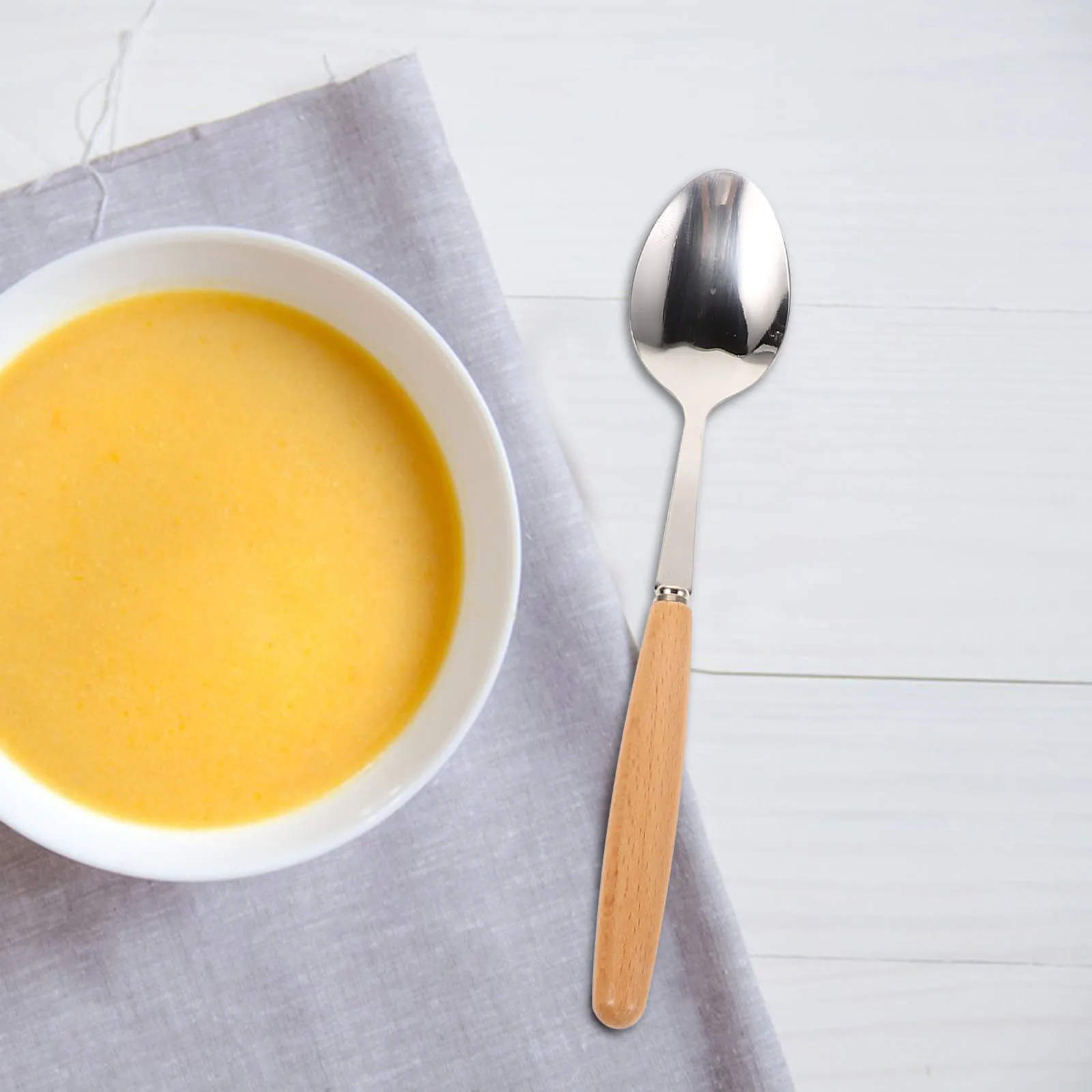 

Tool Pouch Cutlery Storage Bag Camping Spoon Tableware with Case Cooking Utensils Kitchen Brown Travel