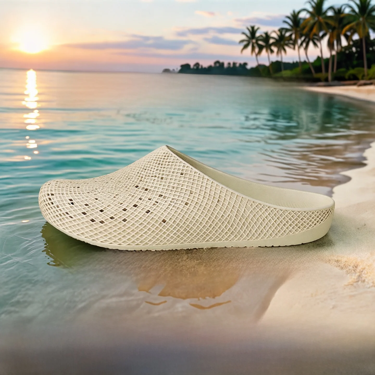 

Summer 2026 New Thick Bottom Breathable Beach Sandals Anti-Slip Water Shoes Men Women Casual Style PVC Outsole EVA Inner Mate...