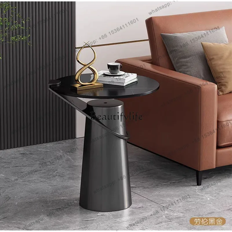 Light Luxury Simple Creative Corner Few Living Room Modern Side Cabinet Side Cabinet Balcony Small Round Tabl