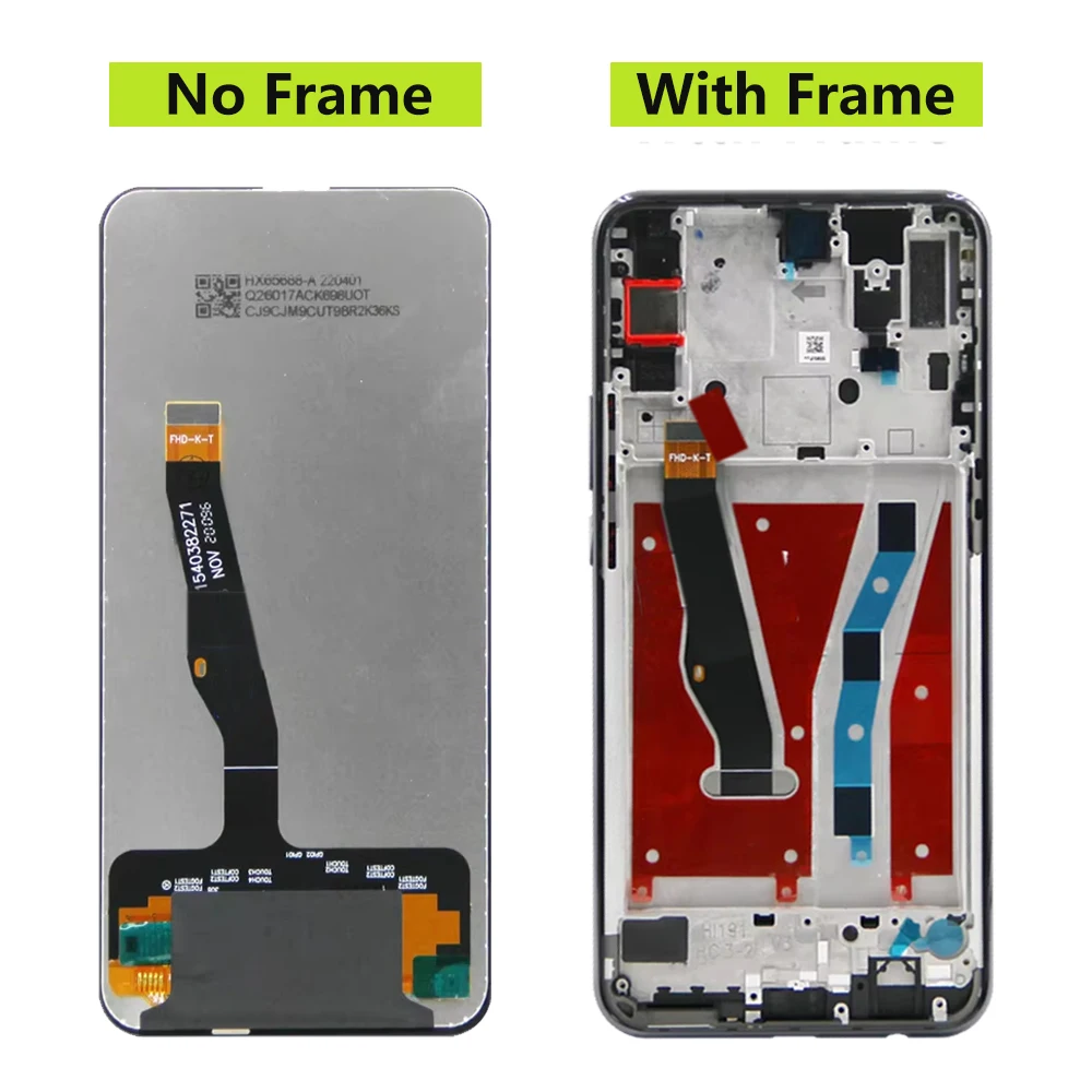 6.59\'\' AMOLED Display For Huawei Y9 Prime 2019 Lcd Touch Screen Digitizer Assembly For huawei P Smart Z STK-LX1 LCD Replacement