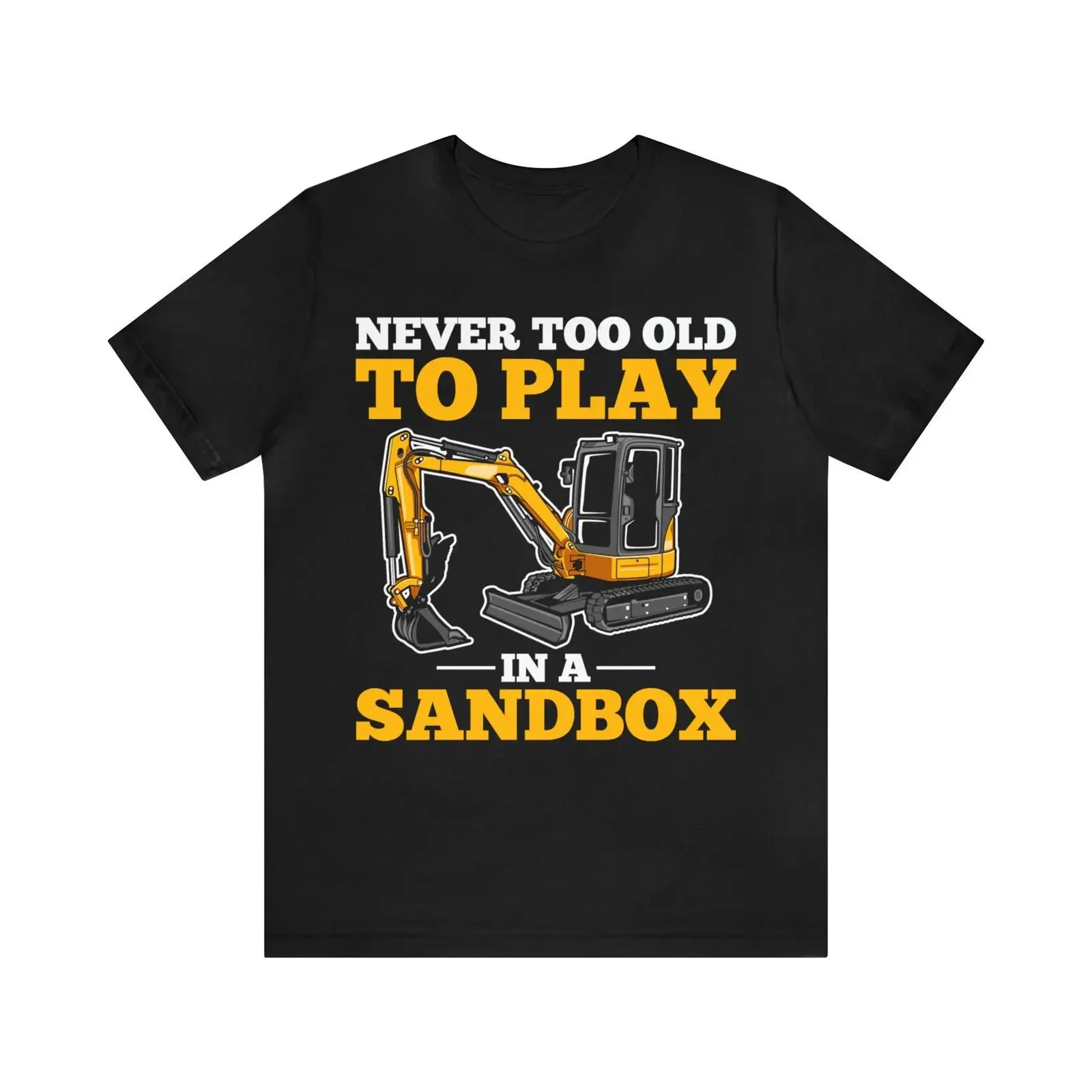 Excavator Operator T Shirt Fathers Day Construction Worker Heavy Equipment Driver Site vintage Washed Stretched homme Stylish