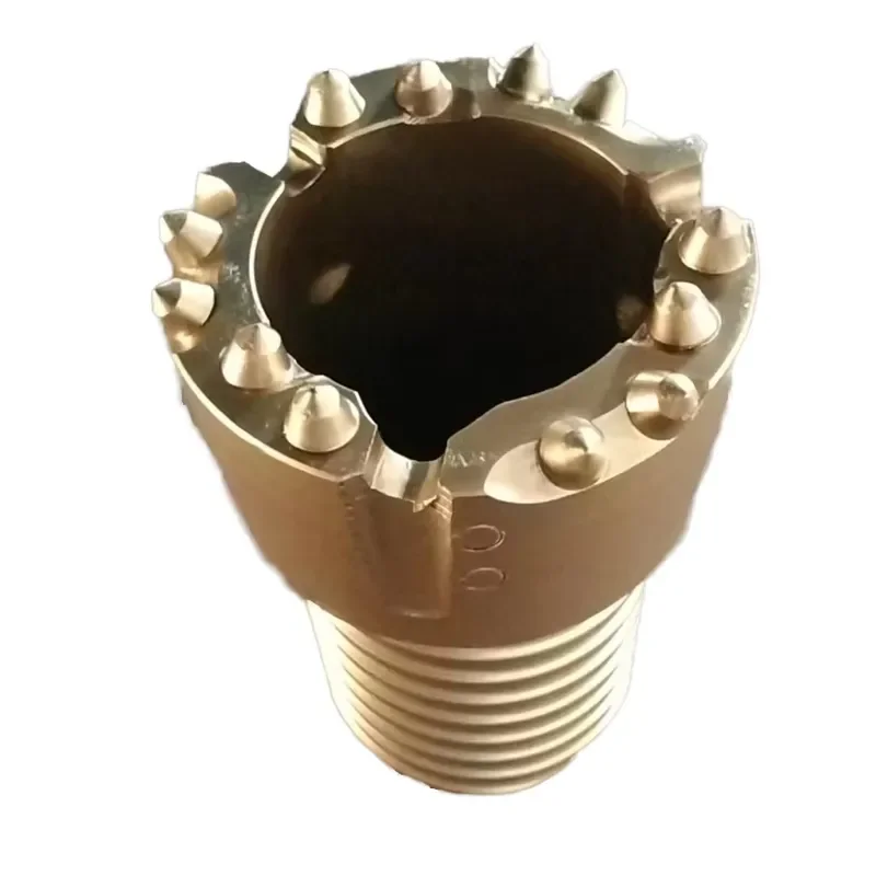 Double Head Rock Drill Tool with Crown Ring Bit Inner Bits Double Head Casing Drilling Systems Processing Type Casting