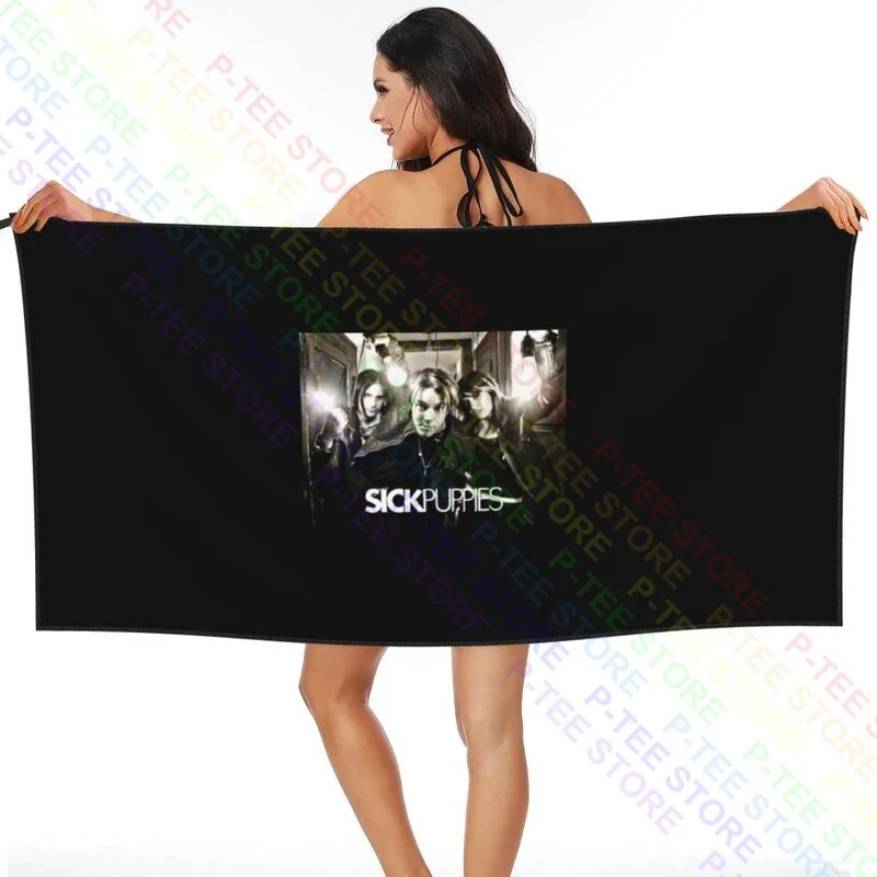 Sick Puppies Grunge Band Quick dry Towel Printed Bath Towel Superfine fiber