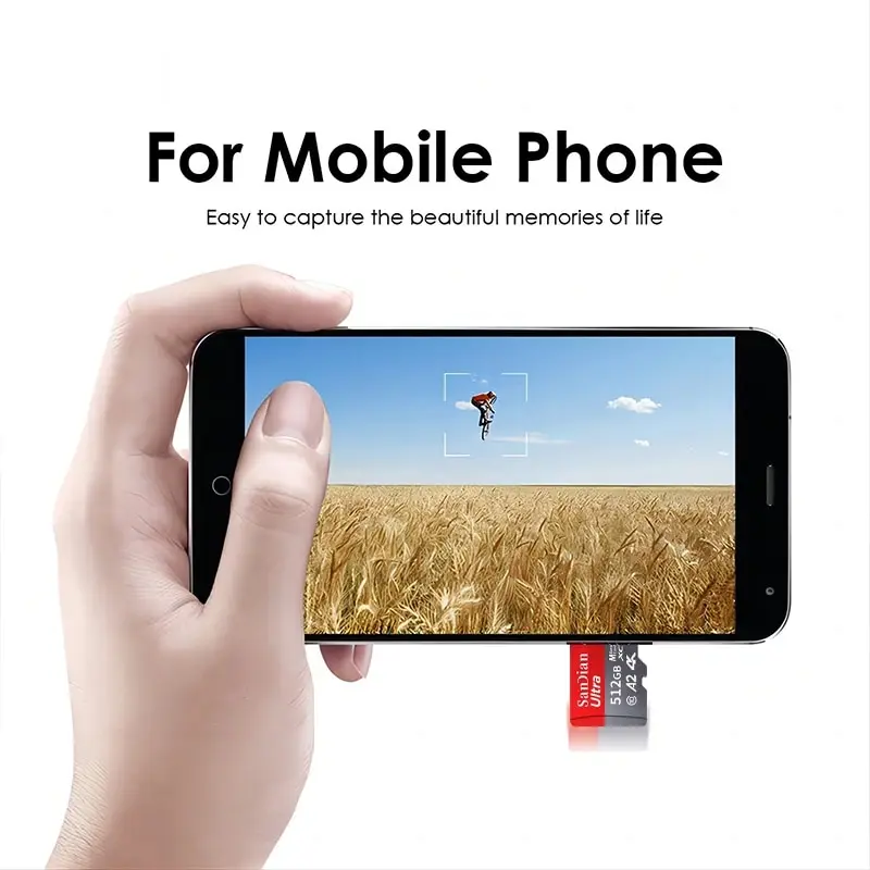 1TB Original High Speed Micro TF/SD Card SD Memory Card 512GB 256GB 128GB Mini Flash Card 30MB/S Class10 For Camera/Phone/PC