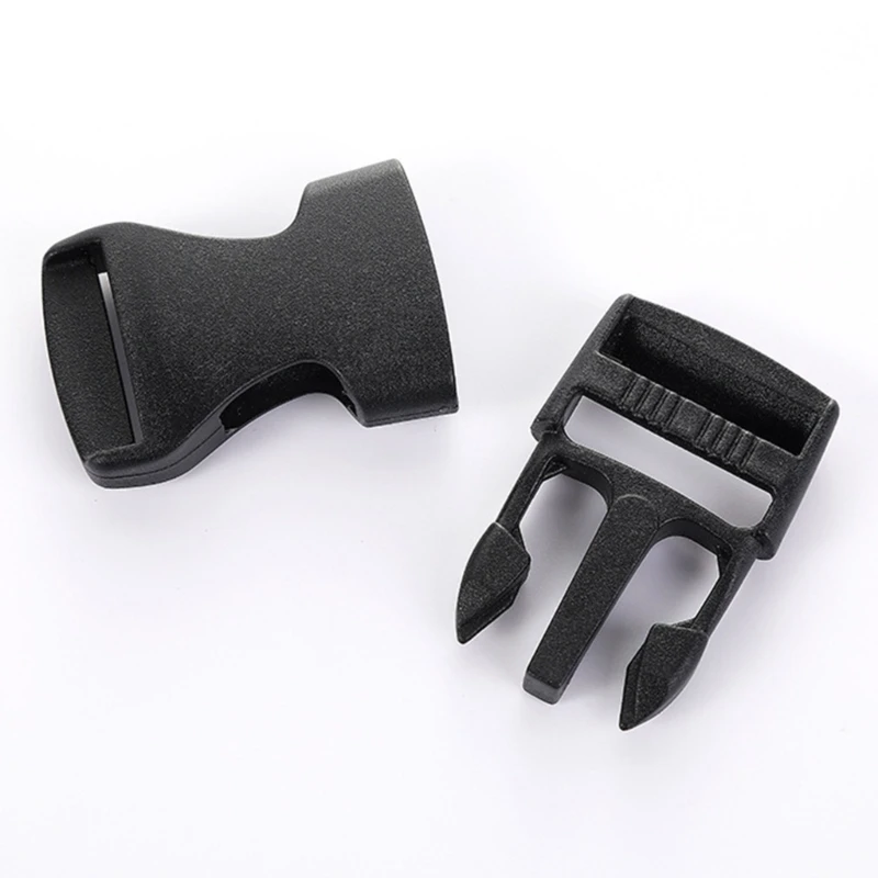 Durable Fastening Side Release Buckles Adjustable Plastic Buckle Clips Multiple Size Convenient Plastic Belt Buckle for Strap