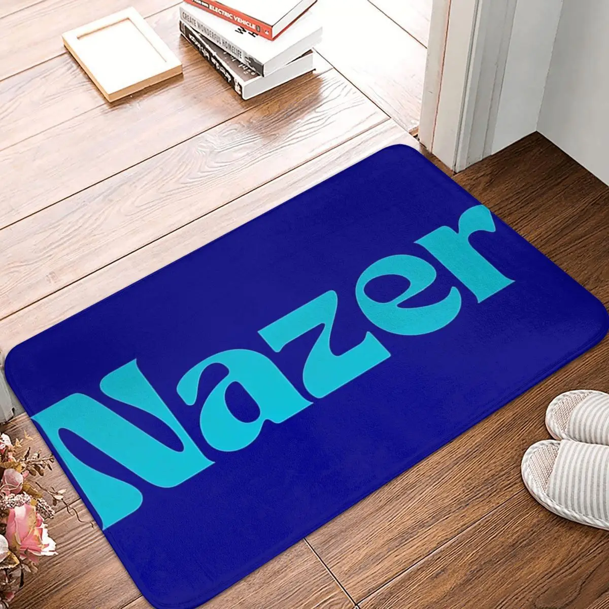 Nazer, Funny Cool Best Color Ar Non-slip Doormat Floor Mat Washable Carpet Rug for Kitchen Entrance Home Bedroom Footpad Mats