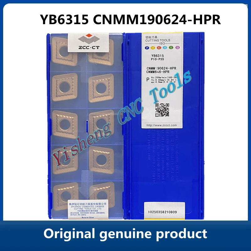 

FREE SHIPPING Original ZCC CT original CNC turning inserts YB6315 YBC252 CNMM190624-HPR