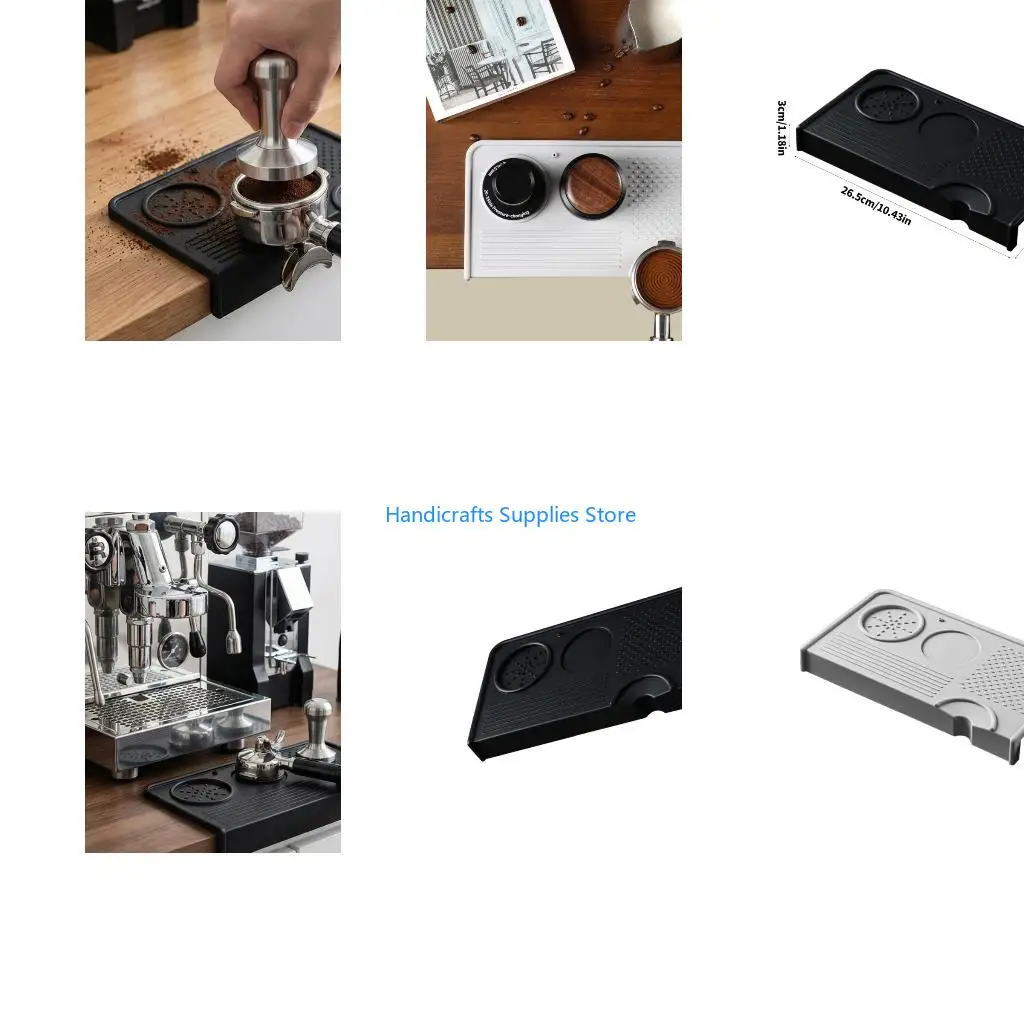 R1WA Professional Coffee Tamping Mat with 90 Degree Accuracy for Accurate Vertical Pressing Stage Bed