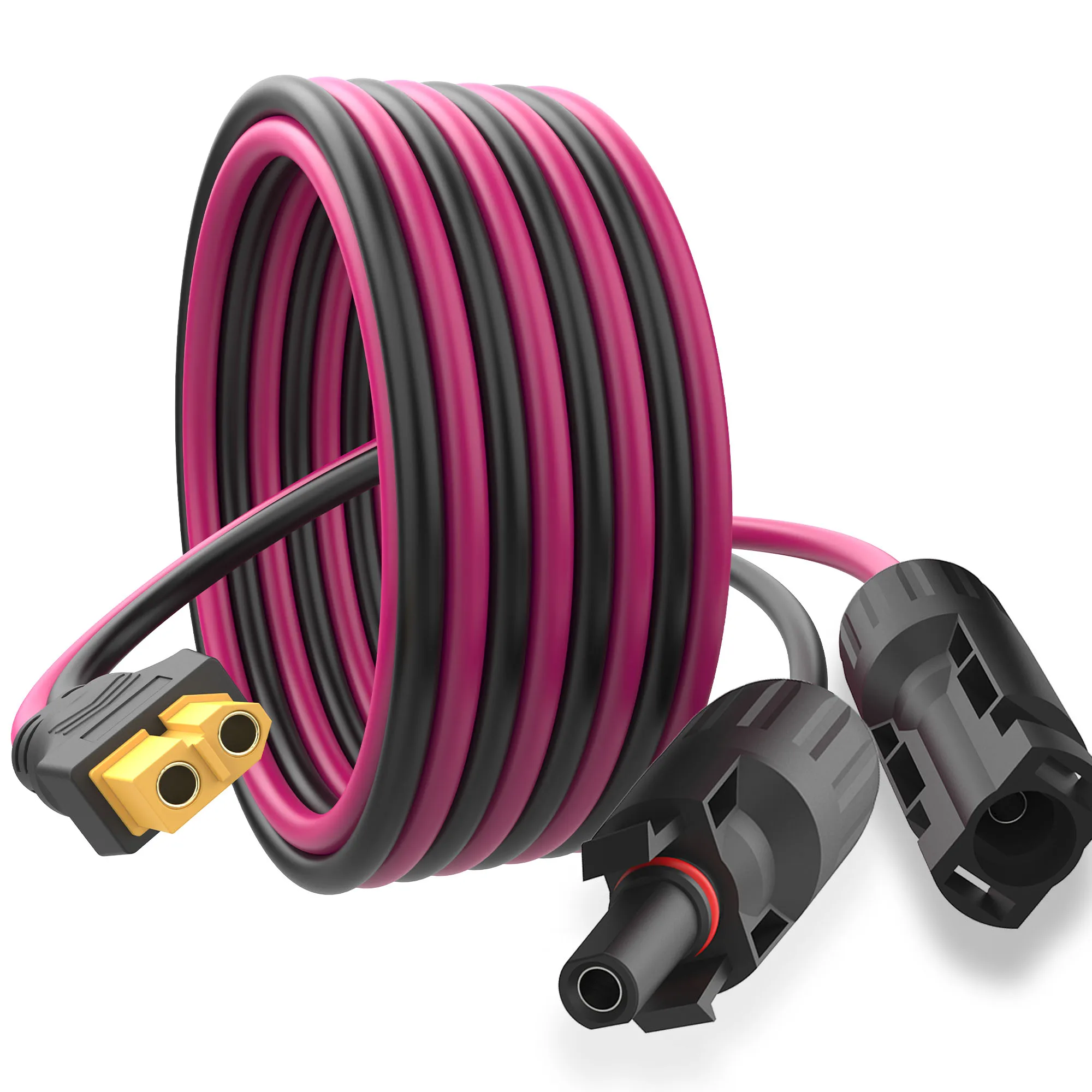 12AWG 30A Solar to XT60 Female extension cable Energy Storage Power Charging Cable XT60 Solar Panel Cable image 3