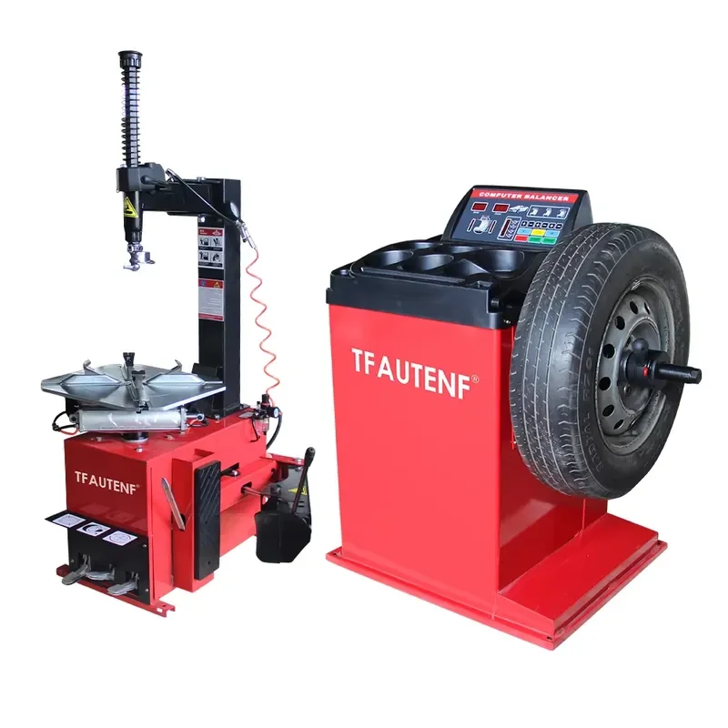 for TFAUTENF CE Automotive Tire Machine Combination Set Wheel Balancing Machine Tire Disassembly and Assembly Machine Combo