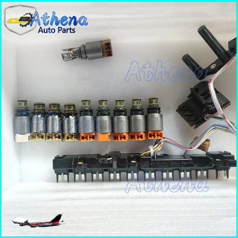 High Quality 9HP48 ten valves Solenoid With Harness Kit ZF9HP48 For LandRover Range CRV MDX 9‑Speed Auto Transmission Warranty