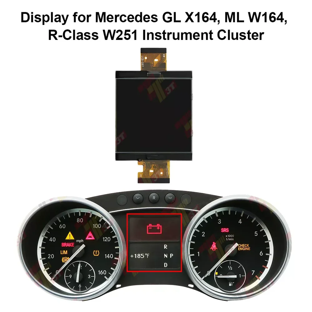 

Dashboard LCD Display for Mercedes GL X164, ML W164, R-Class W251 Instrument Cluster