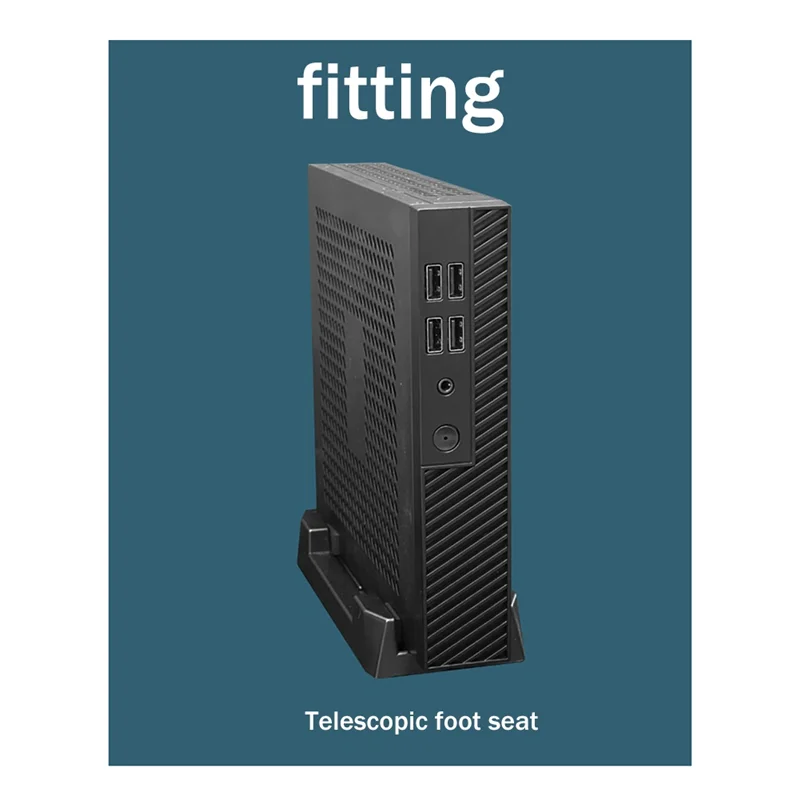 جديد DX01 رقيقة صغيرة ITX هيكل الكمبيوتر المكتبي رقيقة نصف ارتفاع هيكل الكمبيوتر المحمولة حالة الكمبيوتر المكتبي