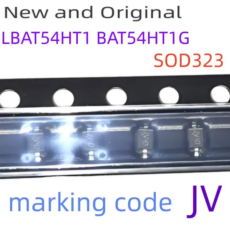 

LBAT54HT1 BAT54HT1G SOD323 30V 600mA Schottky Barrier Diodes marking code JV
