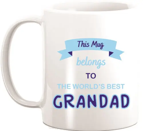 

Worlds Best Grandad Coffee Mug Family Gift Granddad Present 11oz Mug