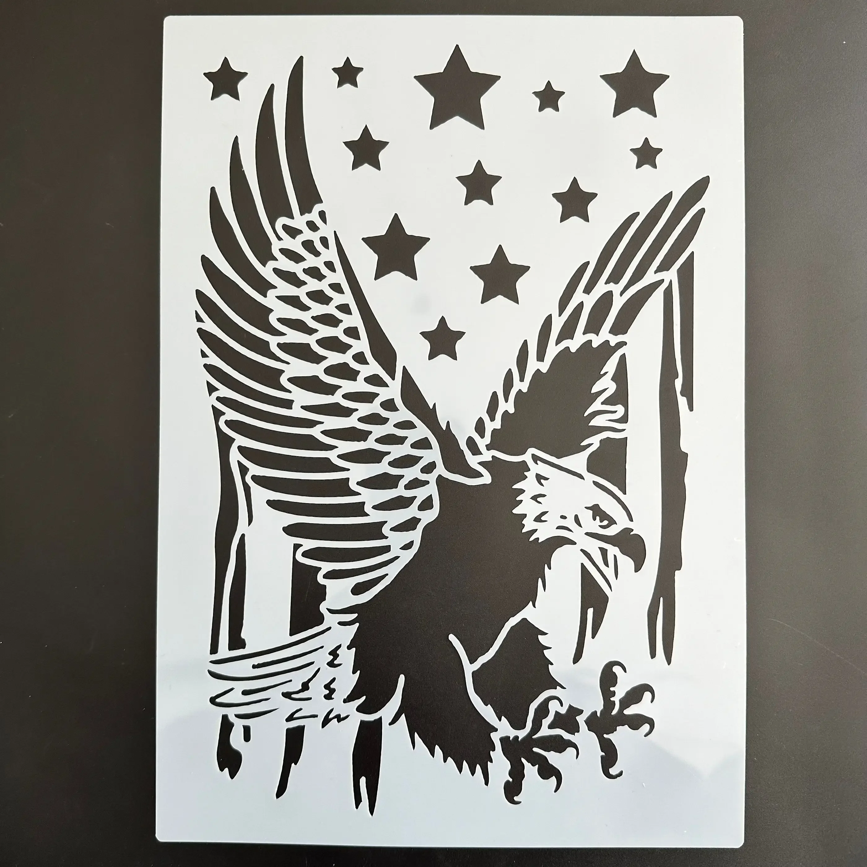 

A4 29 *21cm Animal Eagle DIY Stencils Wall Painting Scrapbook Coloring Embossing Album Decorative Paper Card Template,wall