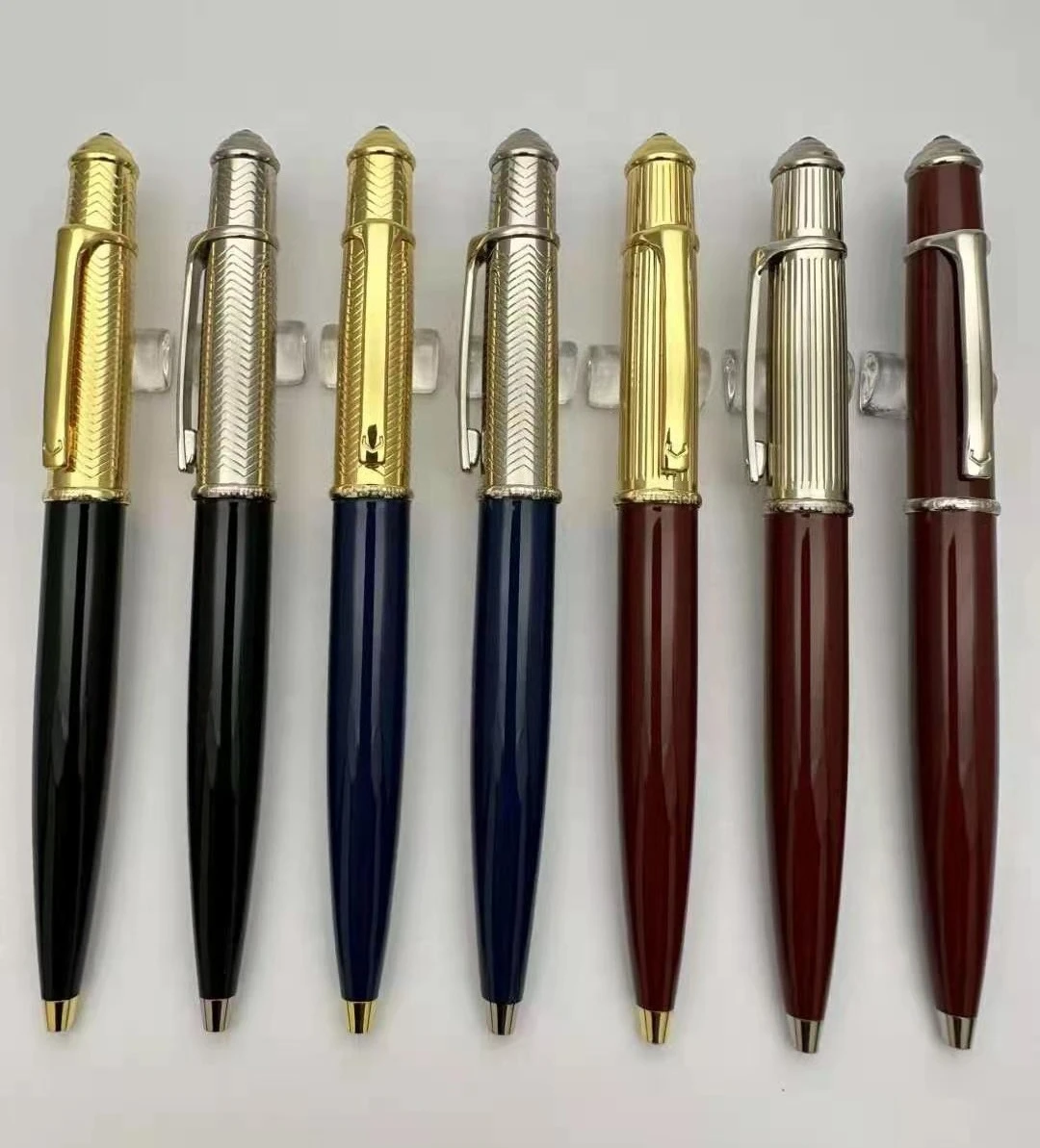 

Yamalang High Quality Luxury Ballpoint Pen black silver Stationery School Writing