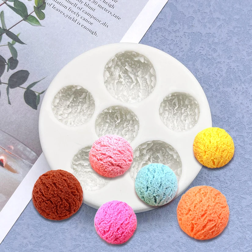 Ice Cream Shape Silicone Sugarcraft Mold Resin Tools Cupcake Baking Mould Fondant Cake Decorating Tools