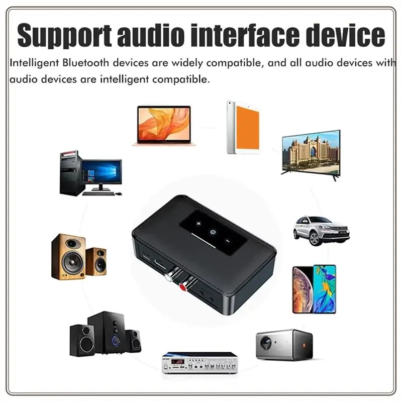 Надежный приемник-2-в-1, передатчик Plug and Play, Bluetooth-совместимый стереоадаптер, Hi-Fi высокой четкости, поддержка NFC, 2-в-1 R
