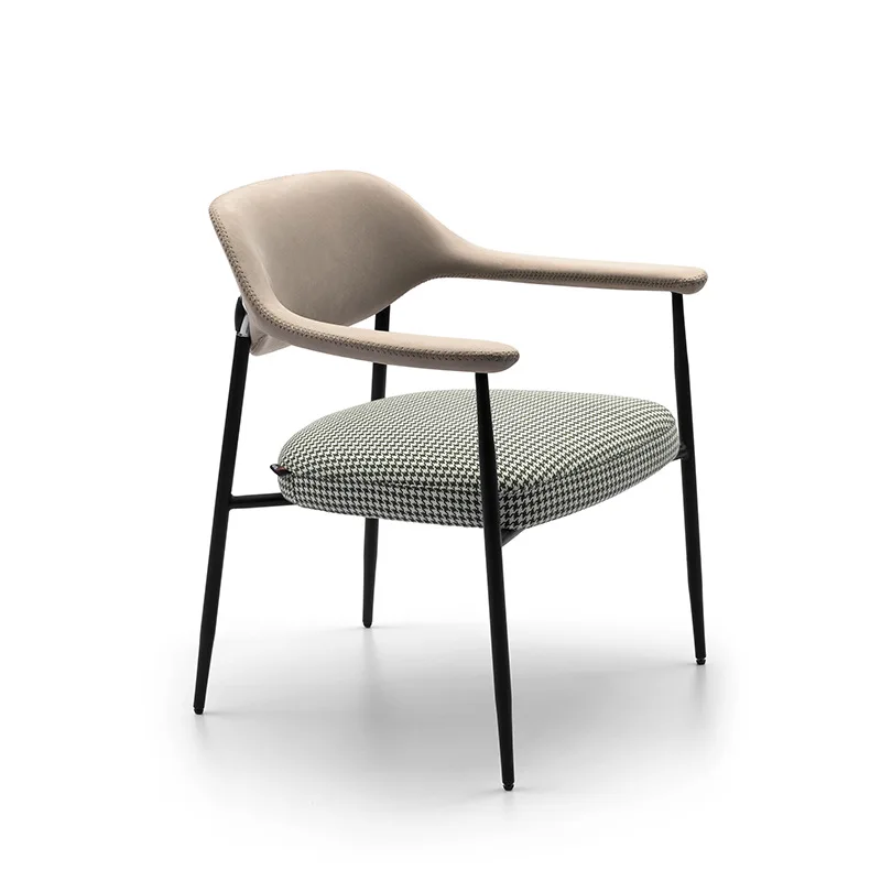 

Nordic Western restaurant dining table and chairs, household backrest stools