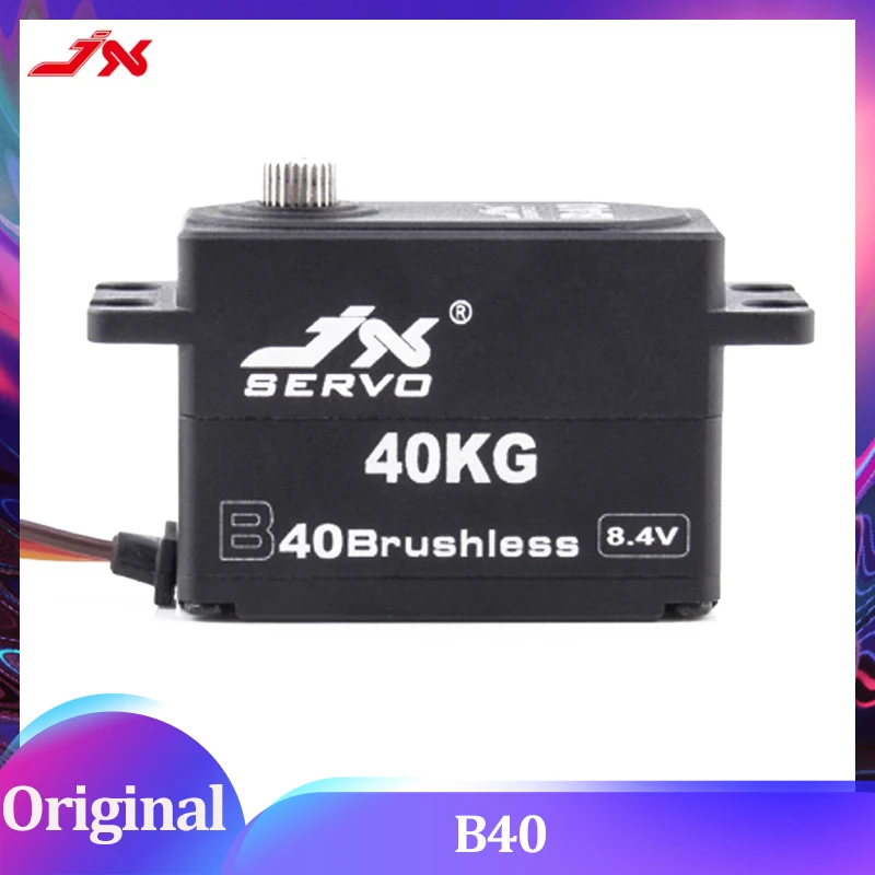 

JX B40 40 кг 8,4 В бесщеточный высокий крутящий момент с коротким корпусом цельнометаллический сервопривод 1/8 1/10 автомобильный сервопривод с дистанционным управлением RC