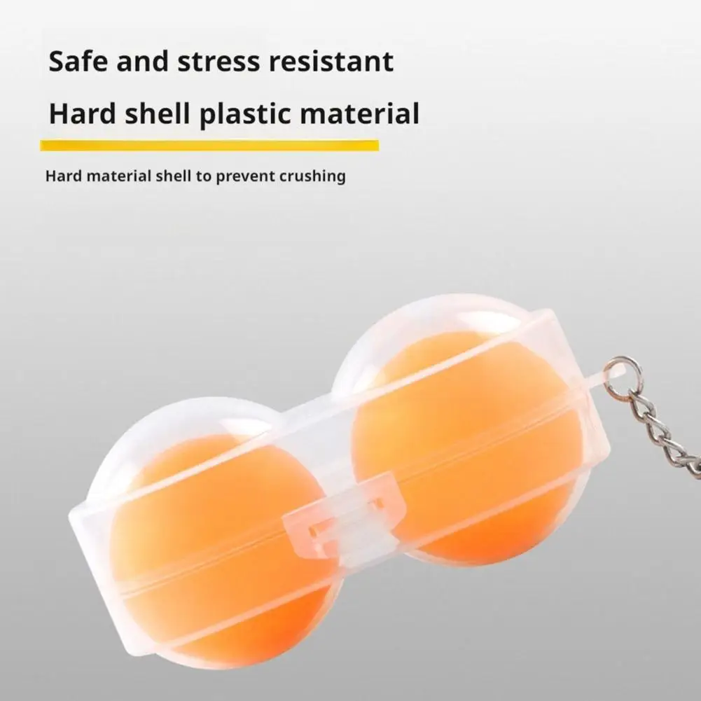 

Table Tennis Ball Container Box Hard Plastic Case Ball Tennis Gift Table Accessories Box Storage Keychain with I6H2