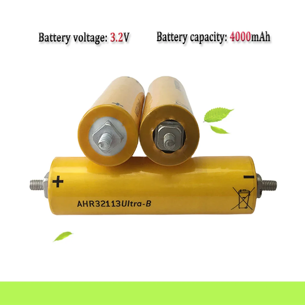 Imagem -02 - Bateria Recarregável do Poder do Fosfato do Ferro do Lítio Fabricação Nova Bateria Lifepo4 Ahr32113 3.2v 4000mah 45c