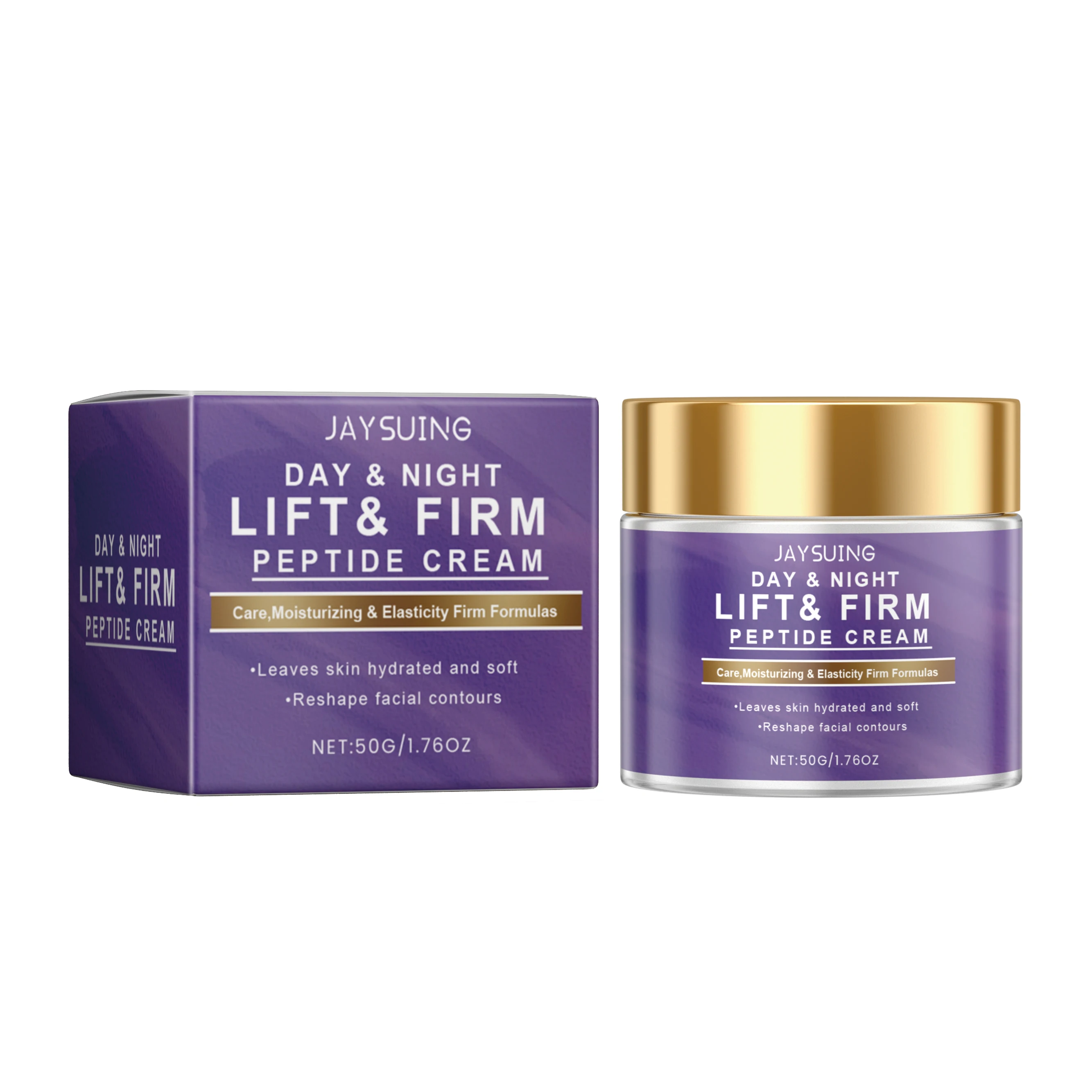 

Peptide Cream - Day & Night Lifting & Firming Moisturizer for Facial Contouring, Hydration & Elasticity - 50g/1.76oz