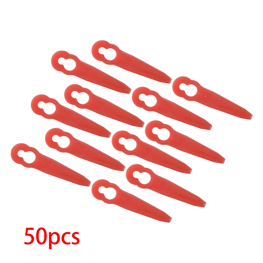 

40080071000 50Pcs/set Cutting Blade Fit For Stihl Polycut 2-2 3-2 FSA45 FSA57 Grass Trimmer Red Plastic