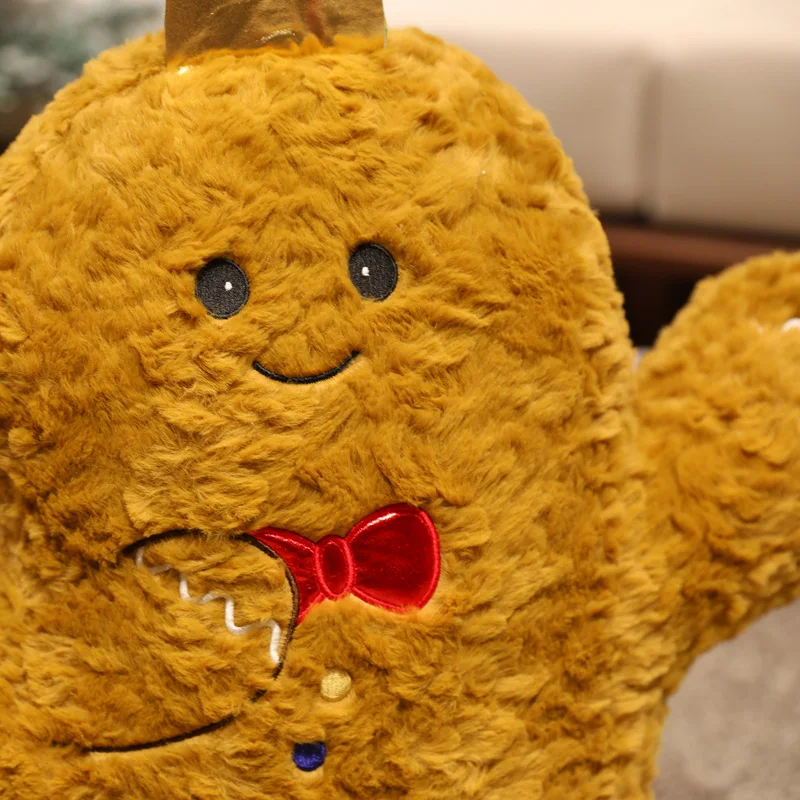 Nuovo Kawaii Gingerbread man Albero di Natale e alce Bambole di peluche Farcito Morbido Pianta Giocattoli Cervo Sika Per La Famiglia Decorazione di Natale Regalo