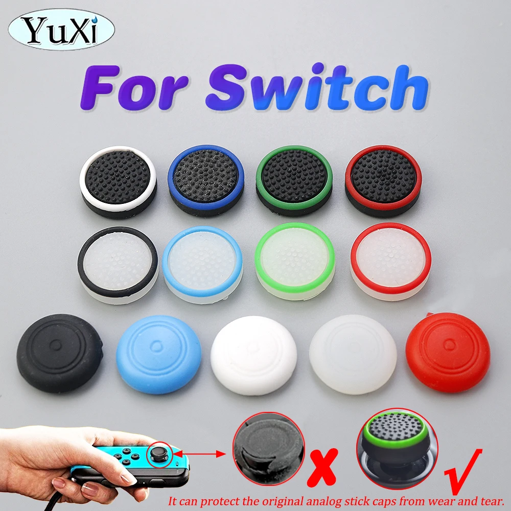 

1Pc For Switch Analog Thumbstick Grip Cap Cover For Nintend Switch Controller Silicone Anti-Slip Cover Analog Button Cover