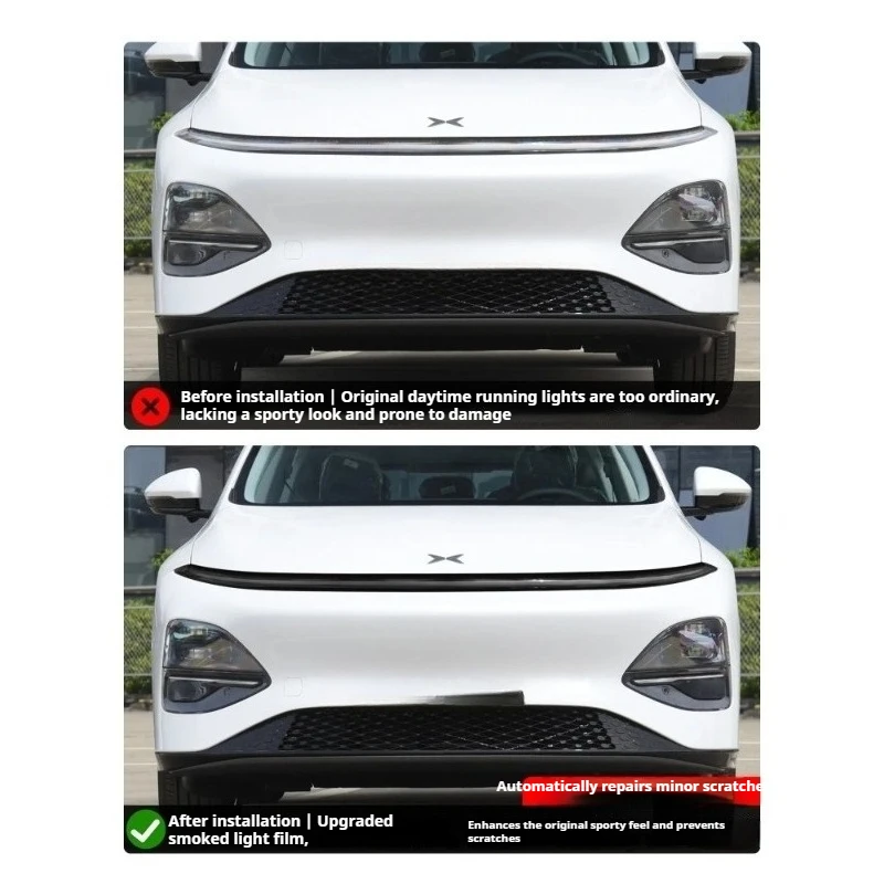 Fit For XPeng G6 Headlight Taillight Tint Film Blackout Protective Film Smoke Color Changing Lamp Cover Modification Accessories view 3