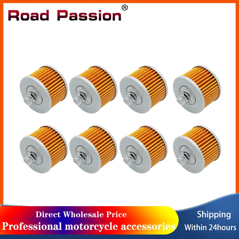

1/2/4/8pcs Motorcycle Oil Filter For Bajaj 100 Boxer (CT100) 115 Caliber 130 Boxer (BM150) 135 For YAMAHA 150 Byson FZ16 YS125