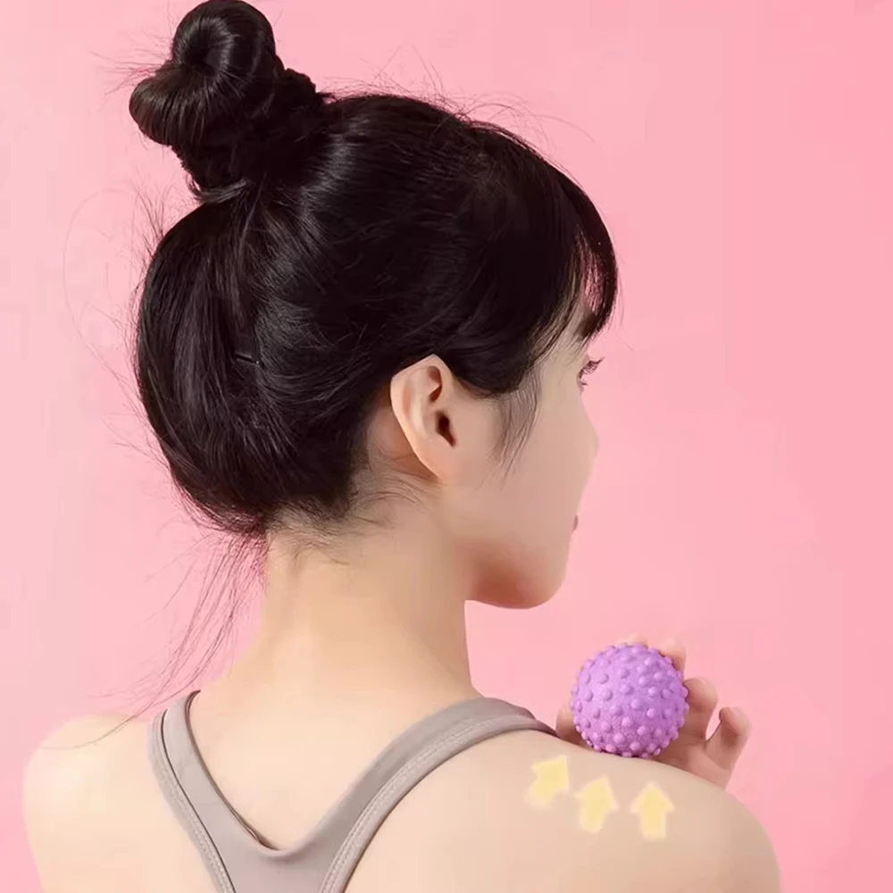 Portable Raised Point Fascia Ball Multifunctional Body Massager Waist Back Foot Muscle Relax Yoga Exercise Massage Ball