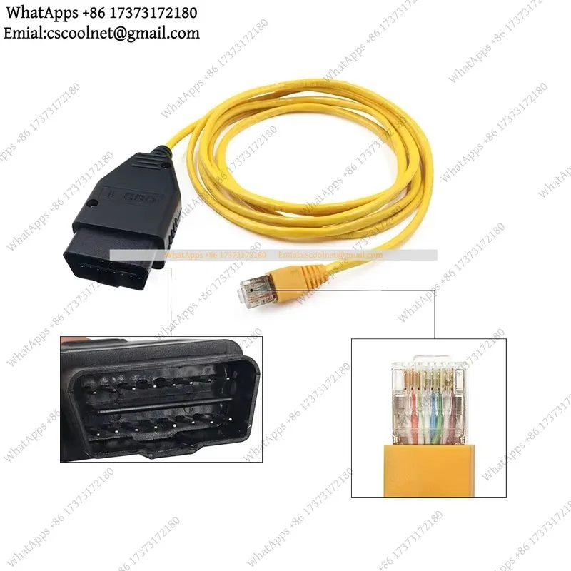 JS02 ENET OBD2 Interface Cable for BMW F-Series G-Series ICOM E-SYS Coding