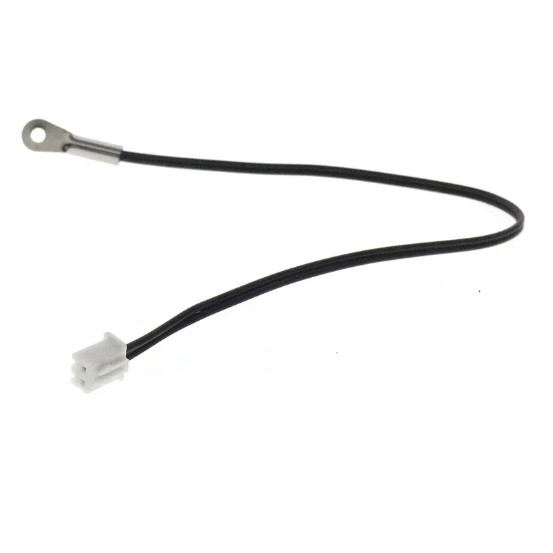 10pcs Temperature Sensor  10k B3435 Surface Fixed Temperature Probe M3  Aperture3.2MM Length20CM XH2.54- 2P Plug NTC Thermistor