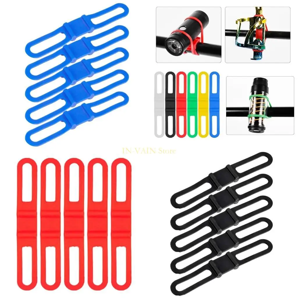 m5tc-5pcs-bikes-silicones-band-elastics-bandage-banges-mount-shount-stand-bikes-light-Замена-крепления-прикрепление-повязки