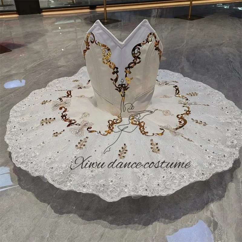 

hot selling high quality Unique Design Kids Girls Children Women Adult Performance Wear white Ballet Tutu Costume