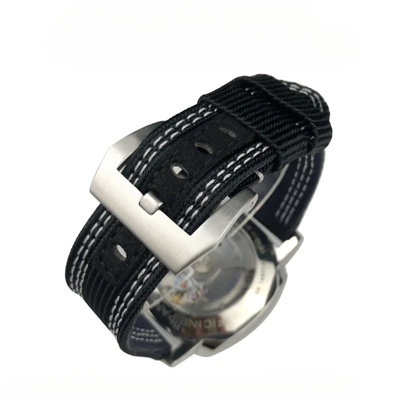 24 مللي متر 26 مللي متر النايلون قماش الساعات صالح ل Peinerai PAM 985 984 Luminor 1950 غاطسة النسيج حزام ساعة اليد اكسسوارات أساور