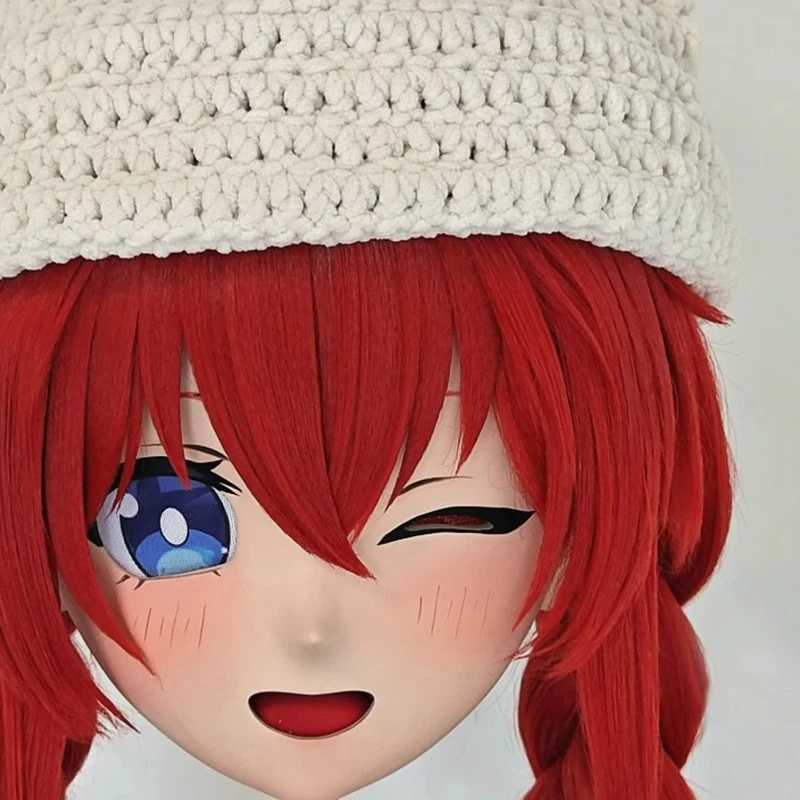 Handmade Customize Full headband lock Cartoon Character Kig Cosplay Kigurumi Mask Resin Japanese Anime Kigurumi Masks