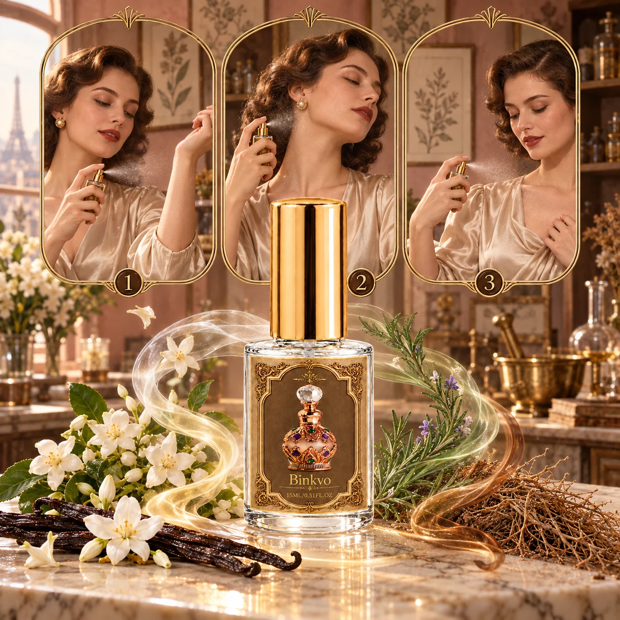 Binkvo Vintage Jasmine Fougere - Perfume Alcohol Fragrance review and price