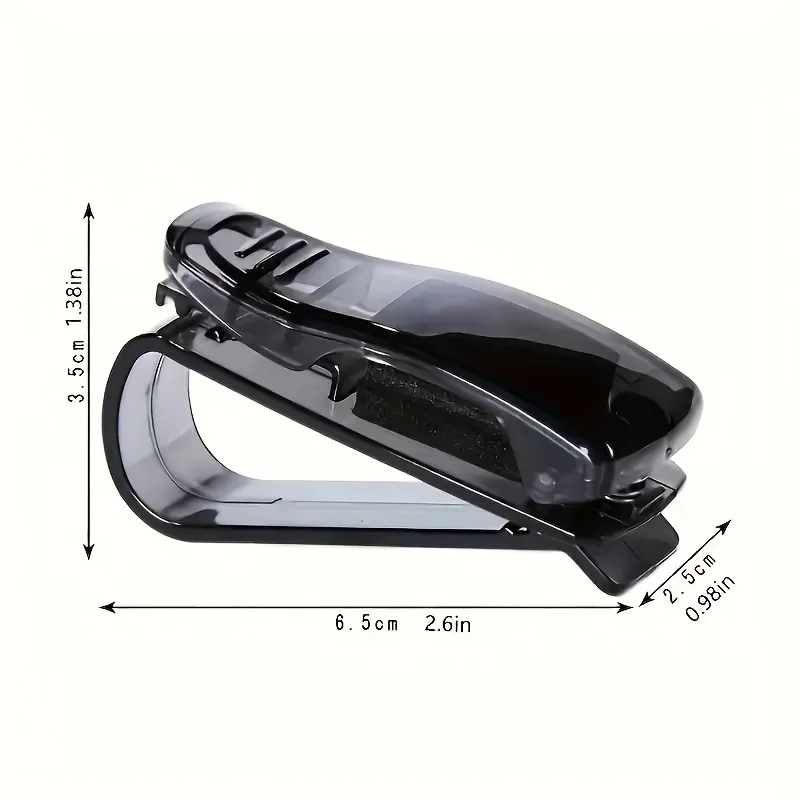4 Stück Auto-Sonnenblenden-Clips, ABS-Brillen- und Kartenhalter, Multifunktionaler Aufbewahrungsclip für Auto und Zuhause – Detail 4