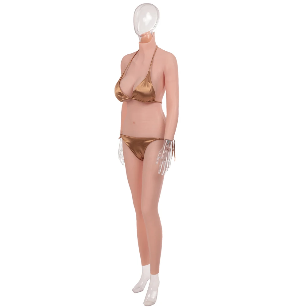 Eyung Silicone Bodysuit E Cup Fake Vagina Breast Form Fake Boobs Silicon Body Transgender Crossdresser Cosplay Shemale No oil