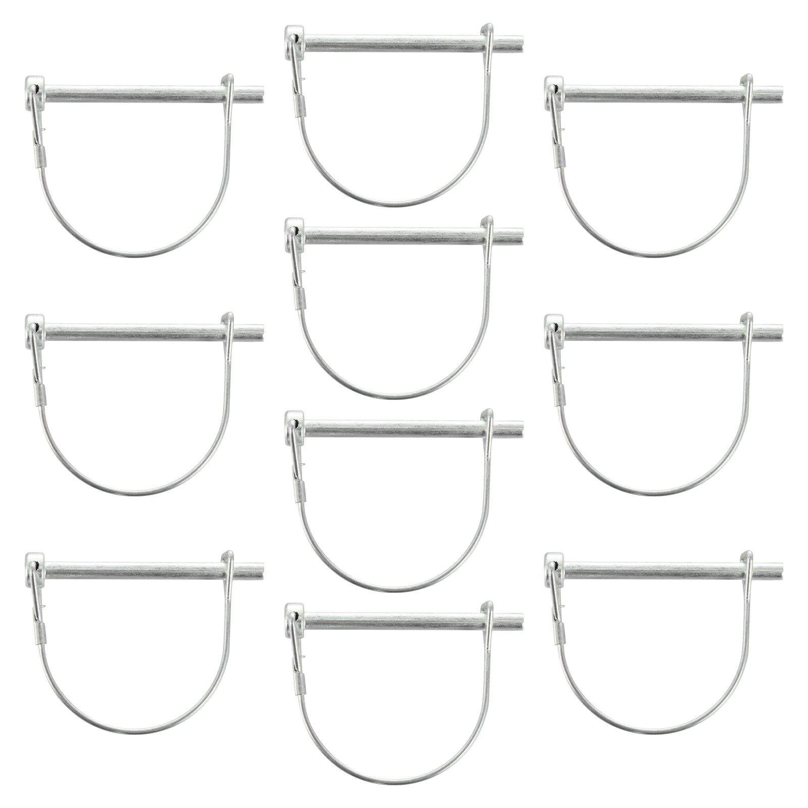 

10pcs Square Metal Trailer Metal Coupler Locking Hitch Hitch Jack Wheel Safety Coupler Pin Locking Pin Hardware